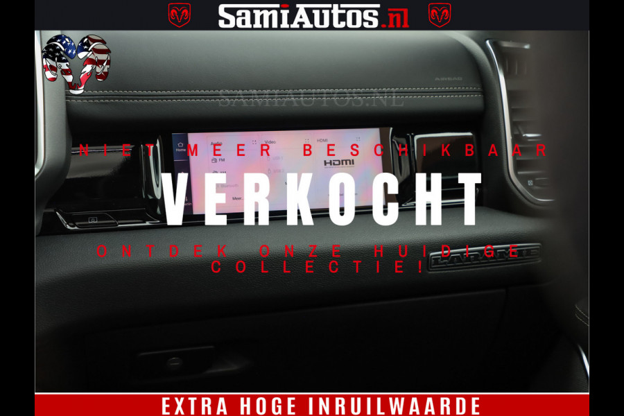 Dodge Ram 1500 Night Premium | Full Option | De Meest Luxe Pick-Up in zijn Klasse | Comfortabele Dubbele Cabine met Royale 5 Zitplaatsen | BPM vrij | Nu Leverbaar uit Voorraad | Voorraad Nr 2215 - 4984