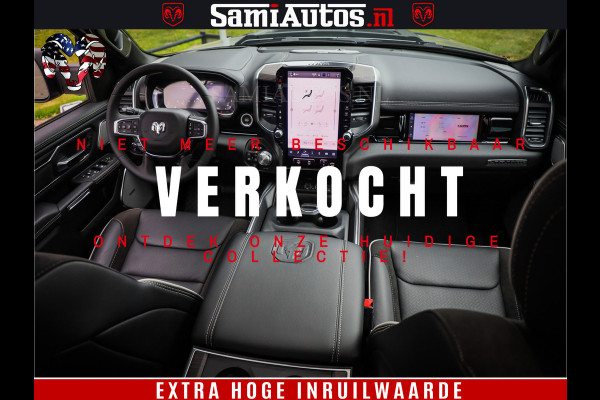 Dodge Ram 1500 Night Premium | Full Option | De Meest Luxe Pick-Up in zijn Klasse | Comfortabele Dubbele Cabine met Royale 5 Zitplaatsen | BPM vrij | Nu Leverbaar uit Voorraad | Voorraad Nr 2215 - 4984
