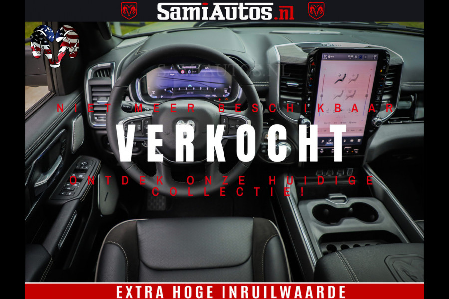 Dodge Ram 1500 Night Premium | Full Option | De Meest Luxe Pick-Up in zijn Klasse | Comfortabele Dubbele Cabine met Royale 5 Zitplaatsen | BPM vrij | Nu Leverbaar uit Voorraad | Voorraad Nr 2215 - 4984