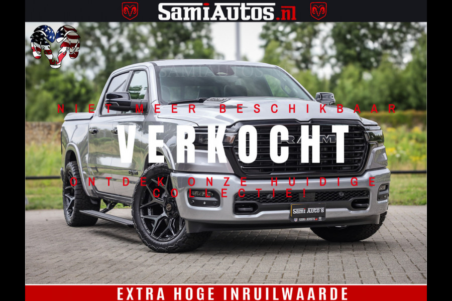 Dodge Ram 1500 Night Premium | Full Option | De Meest Luxe Pick-Up in zijn Klasse | Comfortabele Dubbele Cabine met Royale 5 Zitplaatsen | BPM vrij | Nu Leverbaar uit Voorraad | Voorraad Nr 2215 - 4984