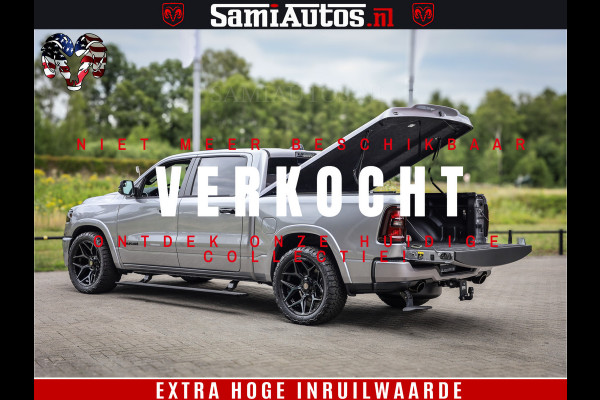 Dodge Ram 1500 Night Premium | Full Option | De Meest Luxe Pick-Up in zijn Klasse | Comfortabele Dubbele Cabine met Royale 5 Zitplaatsen | BPM vrij | Nu Leverbaar uit Voorraad | Voorraad Nr 2215 - 4984