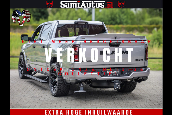 Dodge Ram 1500 Night Premium | Full Option | De Meest Luxe Pick-Up in zijn Klasse | Comfortabele Dubbele Cabine met Royale 5 Zitplaatsen | BPM vrij | Nu Leverbaar uit Voorraad | Voorraad Nr 2215 - 4984
