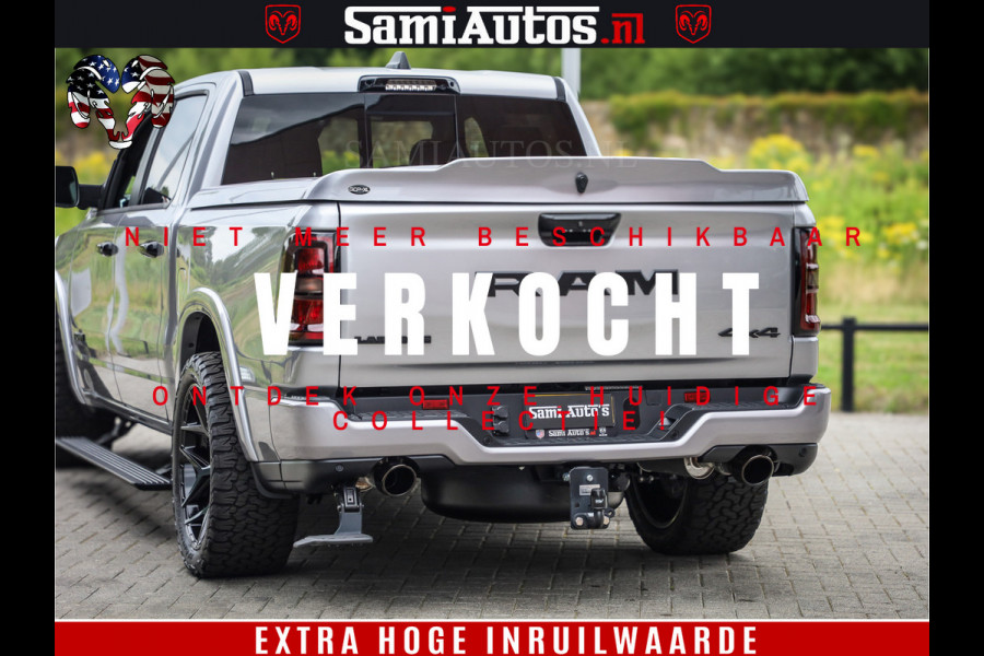 Dodge Ram 1500 Night Premium | Full Option | De Meest Luxe Pick-Up in zijn Klasse | Comfortabele Dubbele Cabine met Royale 5 Zitplaatsen | BPM vrij | Nu Leverbaar uit Voorraad | Voorraad Nr 2215 - 4984