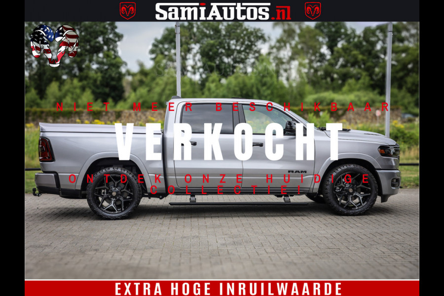 Dodge Ram 1500 Night Premium | Full Option | De Meest Luxe Pick-Up in zijn Klasse | Comfortabele Dubbele Cabine met Royale 5 Zitplaatsen | BPM vrij | Nu Leverbaar uit Voorraad | Voorraad Nr 2215 - 4984