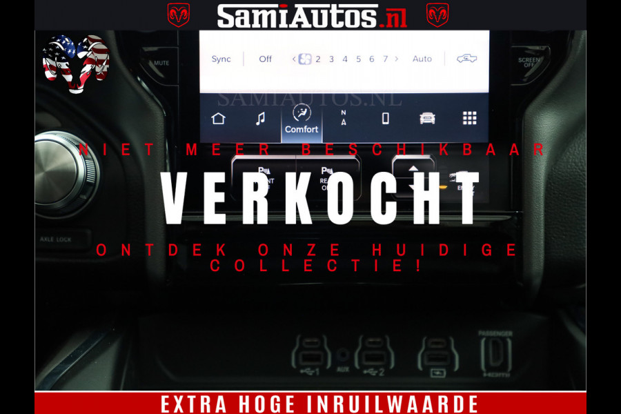 Dodge Ram 1500 Night Premium | Full Option | De Meest Luxe Pick-Up in zijn Klasse | Comfortabele Dubbele Cabine met Royale 5 Zitplaatsen | BPM vrij | Nu Leverbaar uit Voorraad | Voorraad Nr 2215 - 4984