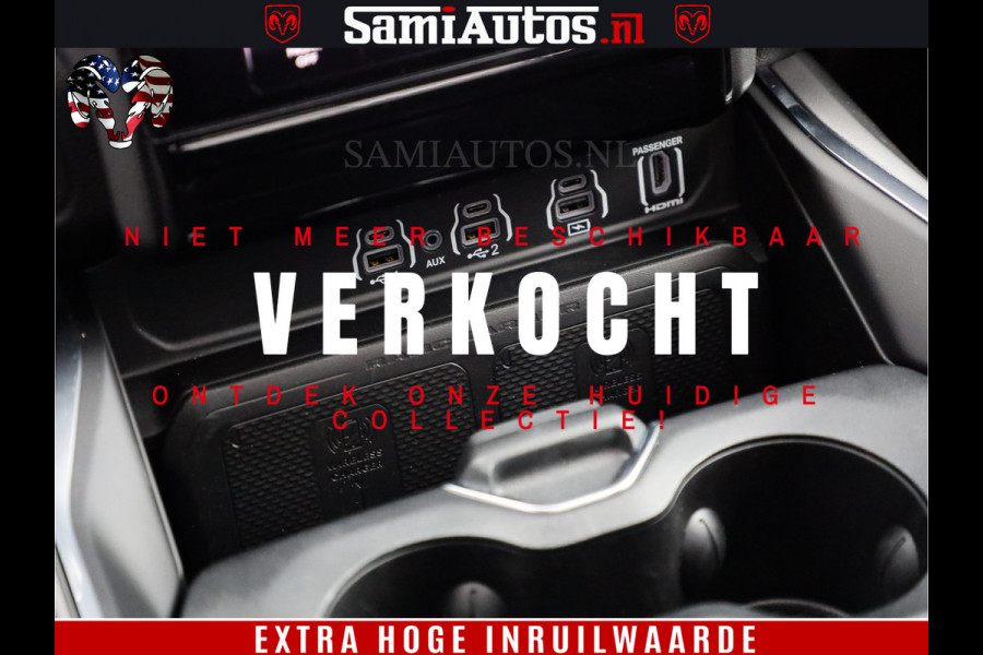 Dodge Ram 1500 Night Premium | Full Option | De Meest Luxe Pick-Up in zijn Klasse | Comfortabele Dubbele Cabine met Royale 5 Zitplaatsen | BPM vrij | Nu Leverbaar uit Voorraad | Voorraad Nr 2215 - 4984
