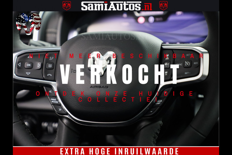 Dodge Ram 1500 Night Premium | Full Option | De Meest Luxe Pick-Up in zijn Klasse | Comfortabele Dubbele Cabine met Royale 5 Zitplaatsen | BPM vrij | Nu Leverbaar uit Voorraad | Voorraad Nr 2215 - 4984