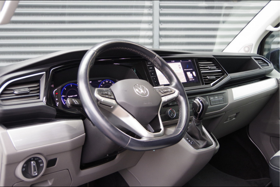 Volkswagen Transporter 2.0 TDI L2 BULLI DC-5P, AUT. LED, LEDER, TREKHAAK, STOELVERWARMING, ADAPT. CRUISE, DIGITAL COCKPIT, CAMERA, AIRCO, PARKEERSENSOR