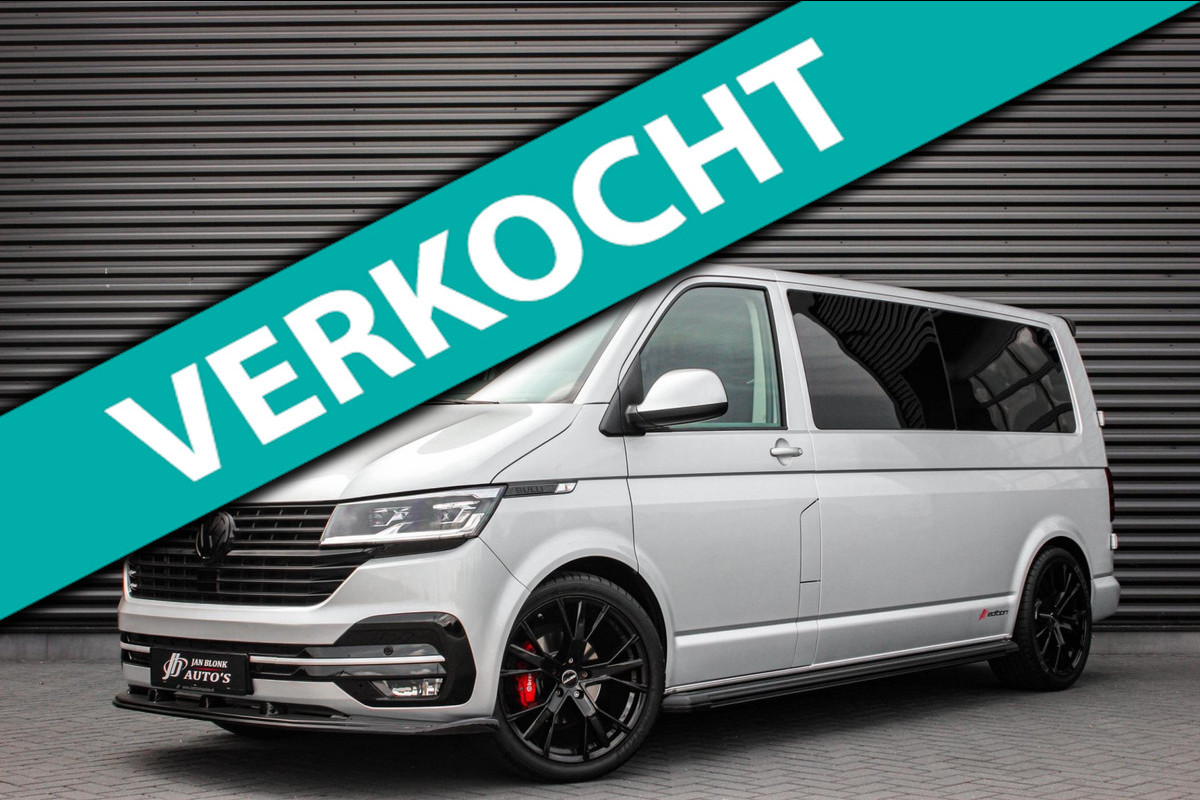 Volkswagen Transporter 2.0 TDI L2H1 BULLI DUBBEL CABINE 150PK DSG 2020 / ACTIVE DISPLAY / LEDEREN BEKLEDING / APPLE CARPLAY / PDC