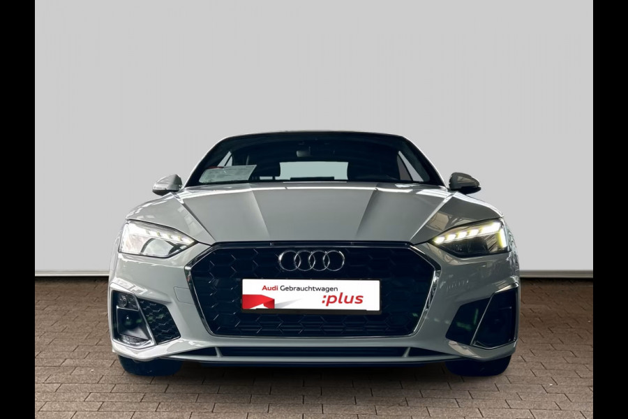 Audi A5 Cabriolet 40 TFSI S-LINE ** MATRIX, NAVI+, LEDER, TREKH, NEKVERW, 19-inch LMV, VIRTUAL ** 1e EIG - UNFALLFREI - € 31.000,= onder NP ** ** INFORMEER OOK NAAR ONZE AANTREKKELIJKE FINANCIAL-LEASE TARIEVEN **