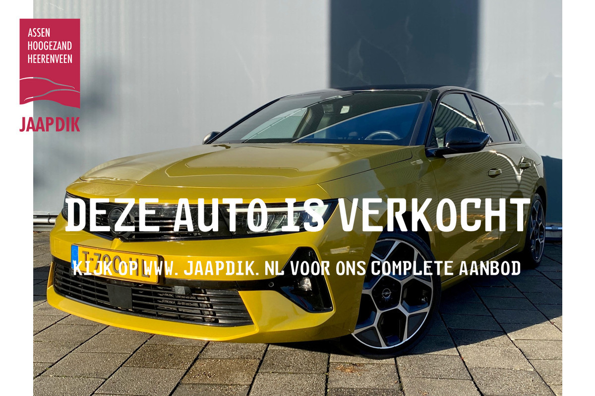Opel Astra BWJ 2023 | 1.6 Hybrid 181PK GS-LINE | CAMERA | CARPLAY | NAVI | LED | 18'' LMV | SPORTSTOELEN | ALACANTARA
