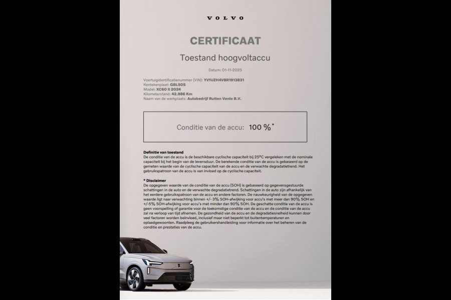 Volvo XC60 T6 350PK Automaat Plus Dark 360 camera / elektrisch bedienbare voorstoelen / Memory seats / stoelverwarming voor en achter/ stuurverwarming / BLIS