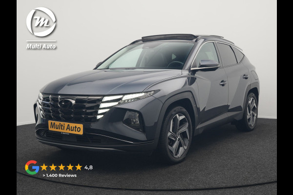 Hyundai Tucson 1.6 T-GDI Premium Sky 4WD Plug In Hybrid 266pk Dealer O.H PHEV | Panodak | Adaptive Cruise | Camera | Krell Soundsystem | Keyless | Lederen Sporstoelen Memory & Ventilatie | Verwarmde Sportstoelen & Stuur | Apple Carplay | Pilot Assist | Navigatie |