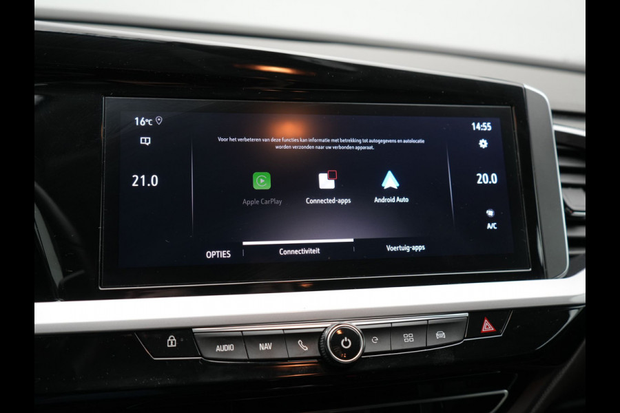 Opel Grandland 1.6 Turbo GS Line Facelift Plug In Hybrid 225pk Dealer O.H PHEV | Adaptive Cruise | 360 Camera | Matrix LED | Black Optic | Alcantara Sporstoelen Verwarmd | Apple Carplay | Sfeerverlichting | Navigatie | Virtual | DAB | 18"L.M |
