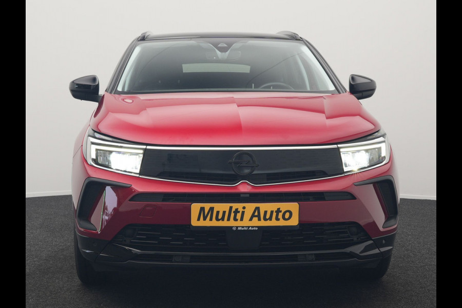 Opel Grandland 1.6 Turbo GS Line Facelift Plug In Hybrid 225pk Dealer O.H PHEV | Adaptive Cruise | 360 Camera | Matrix LED | Black Optic | Alcantara Sporstoelen Verwarmd | Apple Carplay | Sfeerverlichting | Navigatie | Virtual | DAB | 18"L.M |