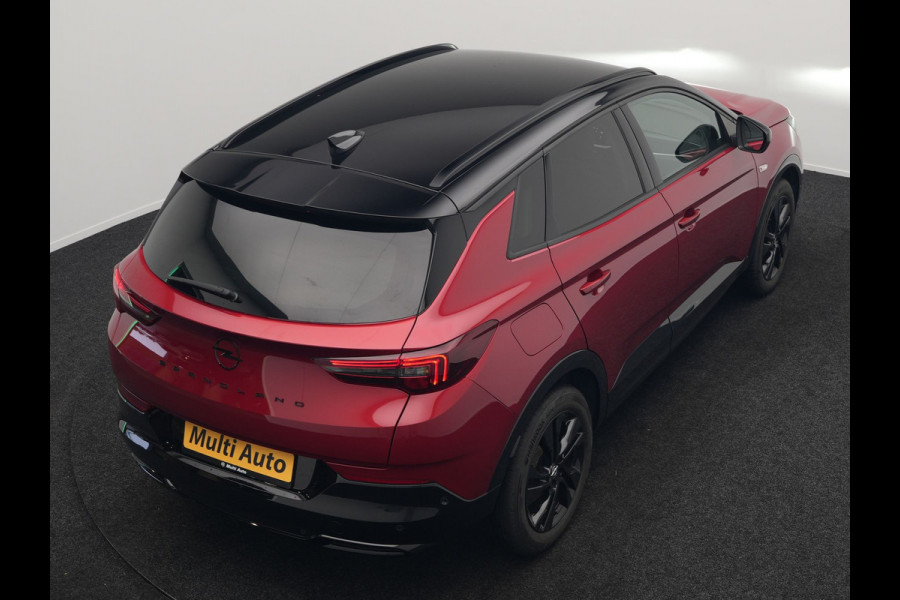 Opel Grandland 1.6 Turbo GS Line Facelift Plug In Hybrid 225pk Dealer O.H PHEV | Adaptive Cruise | 360 Camera | Matrix LED | Black Optic | Alcantara Sporstoelen Verwarmd | Apple Carplay | Sfeerverlichting | Navigatie | Virtual | DAB | 18"L.M |