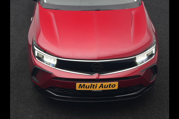 Opel Grandland 1.6 Turbo GS Line Facelift Plug In Hybrid 225pk Dealer O.H PHEV | Adaptive Cruise | 360 Camera | Matrix LED | Black Optic | Alcantara Sporstoelen Verwarmd | Apple Carplay | Sfeerverlichting | Navigatie | Virtual | DAB | 18"L.M |
