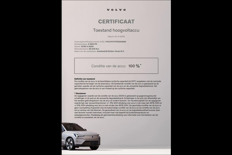 Volvo XC90 T8 455PK Automaat Plug-in hybrid AWD Ultimate Dark / Bowers & Wilkins / Luchtvering / Head Up Display / 360 Camera / Massagestoelen / Gelaagde Zijruiten / Trekhaak /