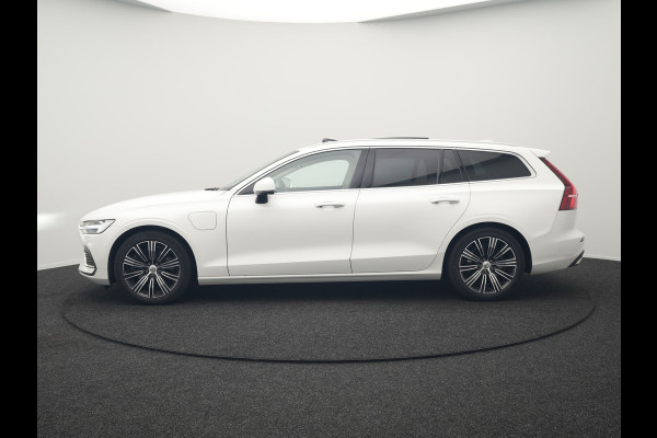 Volvo V60 T6 Recharge AWD Inscription Plug In Hybrid 340pk Dealer O.H PHEV | Trekhaak Af Fabriek | Panodak | Head Up | 360 Camera | Adaptive Cruise | Lederen Sporstoelen Memory & Verwarmd | Harman & Kardon | Blis | Keyless | Apple Carplay | Stuur Verwarmd |
