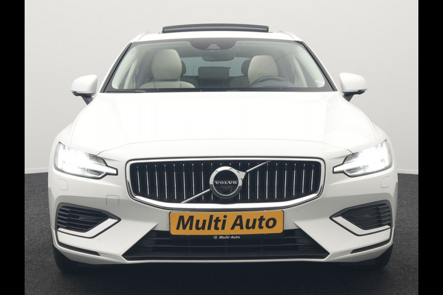 Volvo V60 T6 Recharge AWD Inscription Plug In Hybrid 340pk Dealer O.H PHEV | Trekhaak Af Fabriek | Panodak | Head Up | 360 Camera | Adaptive Cruise | Lederen Sporstoelen Memory & Verwarmd | Harman & Kardon | Blis | Keyless | Apple Carplay | Stuur Verwarmd |