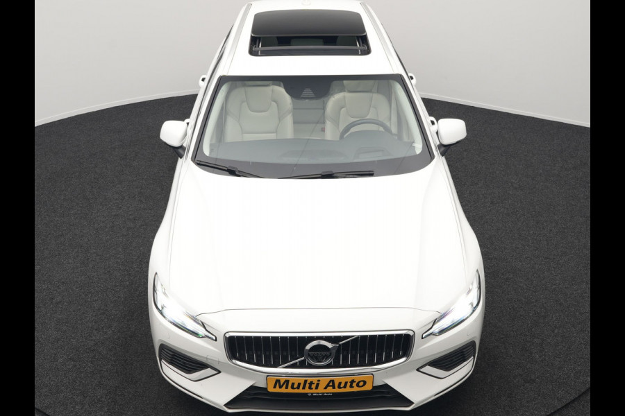 Volvo V60 T6 Recharge AWD Inscription Plug In Hybrid 340pk Dealer O.H PHEV | Trekhaak Af Fabriek | Panodak | Head Up | 360 Camera | Adaptive Cruise | Lederen Sporstoelen Memory & Verwarmd | Harman & Kardon | Blis | Keyless | Apple Carplay | Stuur Verwarmd |