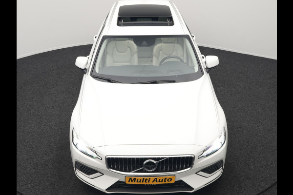 Volvo V60 T6 Recharge AWD Inscription Plug In Hybrid 340pk Dealer O.H PHEV | Trekhaak Af Fabriek | Panodak | Head Up | 360 Camera | Adaptive Cruise | Lederen Sporstoelen Memory & Verwarmd | Harman & Kardon | Blis | Keyless | Apple Carplay | Stuur Verwarmd |