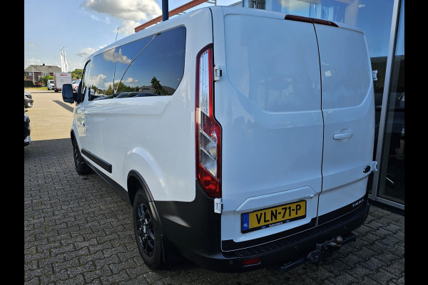 Ford Transit Custom 300 2.0 TDCI L2H1 Trail | Glasslook panelen | Raptor grille | Camera | Trekhaak | Leder | Voorruitverwarming | Airco | Cruise control etc.