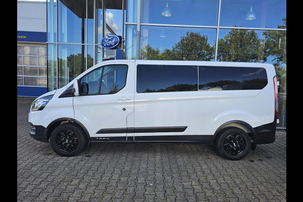 Ford Transit Custom 300 2.0 TDCI L2H1 Trail | Glasslook panelen | Raptor grille | Camera | Trekhaak | Leder | Voorruitverwarming | Airco | Cruise control etc.