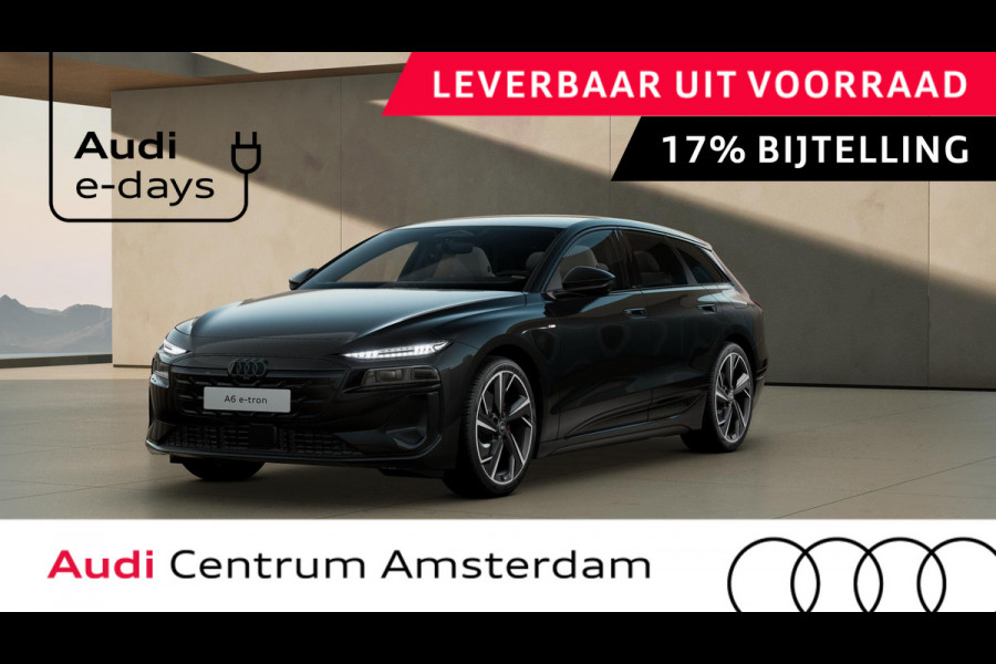 Audi A6 Avant e-tron S edition 83 kWh privacy glass, 21"lm velgen, winterpakket, sportstoelen met leder