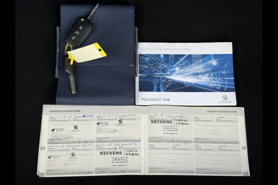 Peugeot 208 1.2 PureTech Blue Lion 2e Eigenaar,Dealer Onderhouden,Navi,Airco,Cruise,Pdc,5 Deurs,N.A.P,Distributie recent vv,Apk tot 07-2026