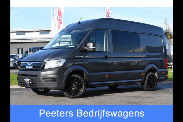 MAN TGE 35 2.0 L3H3 4x4 DC PB Edition Adaptieve Cruise, Camera, Carplay, 177pk. LED, Clima, Stoelverwarming, Trekhaak, Uniek!