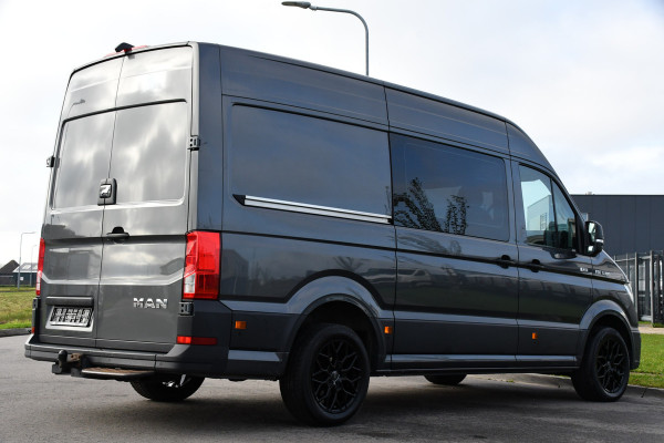 MAN TGE 35 2.0 L3H3 4x4 DC PB Edition Adaptieve Cruise, Camera, Carplay, 177pk. LED, Clima, Stoelverwarming, Trekhaak, Uniek!