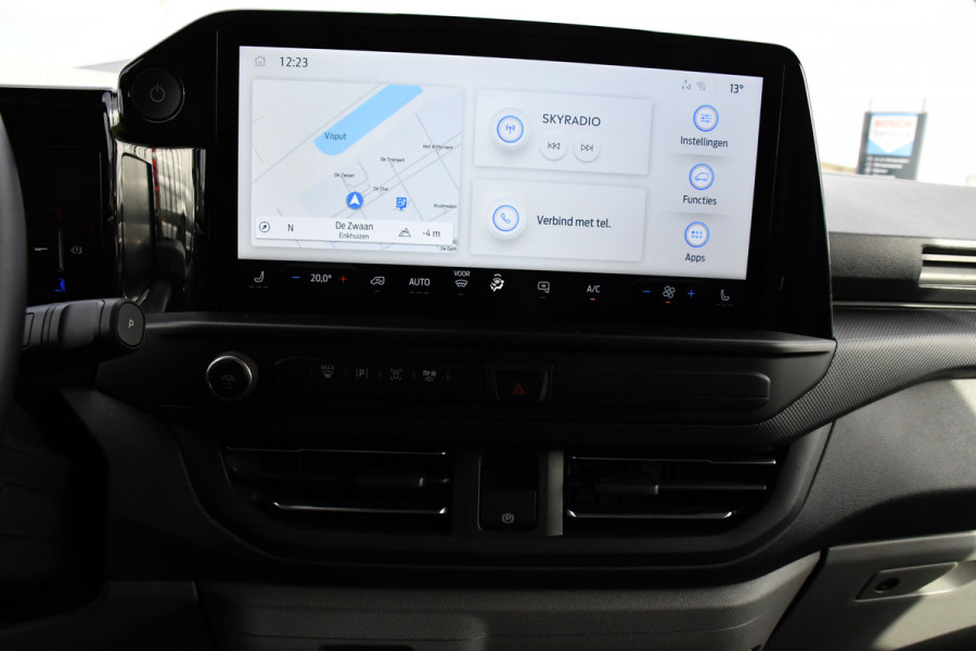 Ford E-Transit Cust. 340 L2H1 Limited 65 kWh DEMO, Virtual, Adaptieve Cruise, Camera, Carplay, Stoelverwarming, LED, 218pk, NAVI, Uniek!