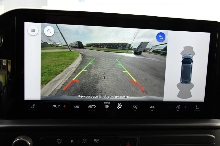 Ford E-Transit Cust. 340 L2H1 Limited 65 kWh DEMO, Virtual, Adaptieve Cruise, Camera, Carplay, Stoelverwarming, LED, 218pk, NAVI, Uniek!