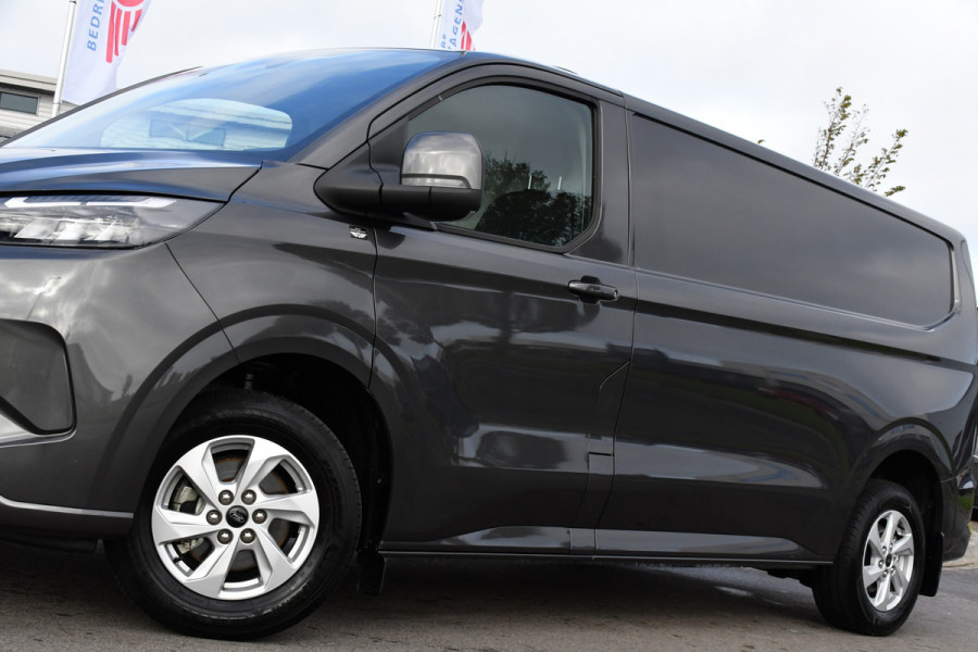 Ford E-Transit Cust. 340 L2H1 Limited 65 kWh DEMO, Virtual, Adaptieve Cruise, Camera, Carplay, Stoelverwarming, LED, 218pk, NAVI, Uniek!