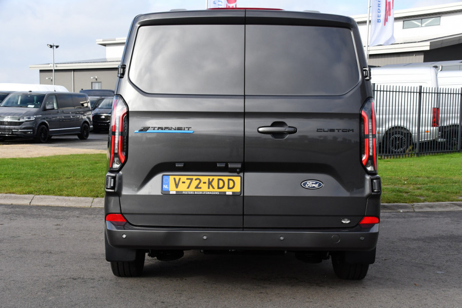 Ford E-Transit Cust. 340 L2H1 Limited 65 kWh DEMO, Virtual, Adaptieve Cruise, Camera, Carplay, Stoelverwarming, LED, 218pk, NAVI, Uniek!