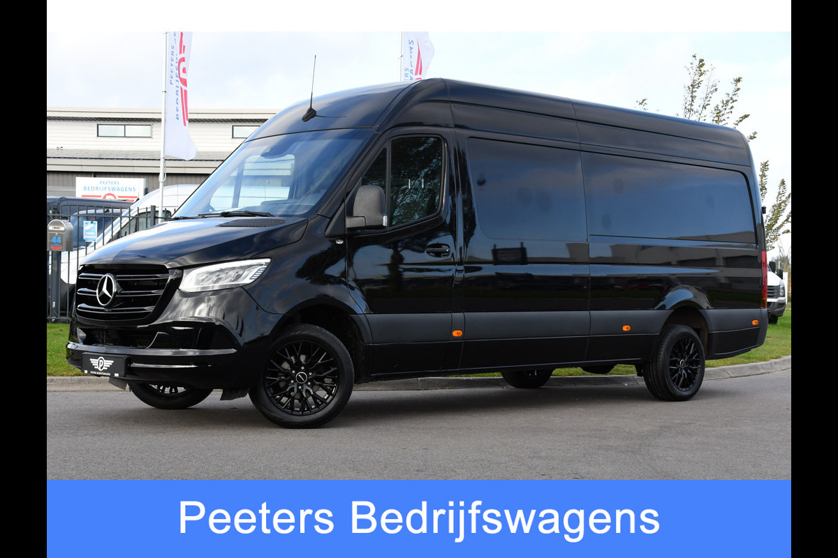 Mercedes-Benz Sprinter 317 1.9 CDI L3H2 RWD Black Edition Adaptieve Cruise, Camera, Carplay, 10,5'' Mbux, LED, Leder, Stoelverwarming, Dodehoek, NAVI, Uniek!