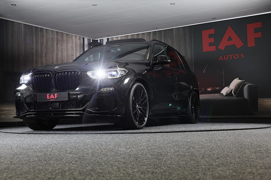 BMW X5 XDrive45e M Sportpakket / Acc / Head Up / HK / Lane Assist / Dode Hoek / Leder / Open Pano / Luchtvering / Laser / 22