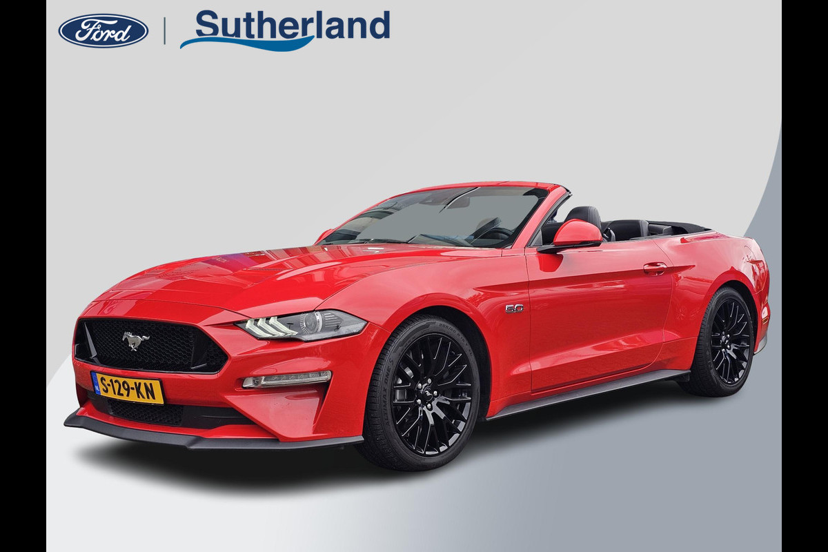 Ford Mustang Convertible 5.0 V8 GT | Dealeronderhouden | B&O Audio | Stoelverwarming + Koeling | Navigatie | Adaptive Cruise Control |