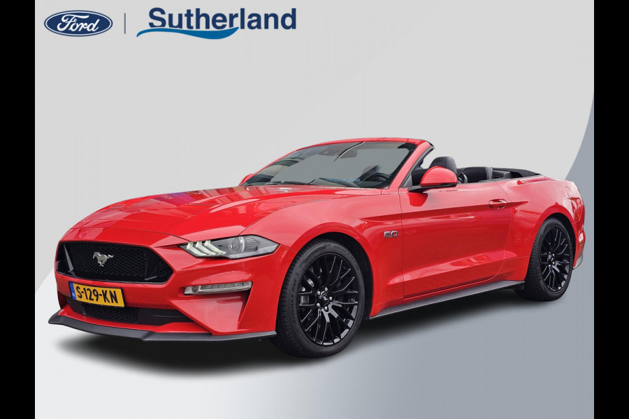 Ford Mustang Convertible 5.0 V8 GT | Dealeronderhouden | B&O Audio | Stoelverwarming + Koeling | Navigatie | Adaptive Cruise Control |