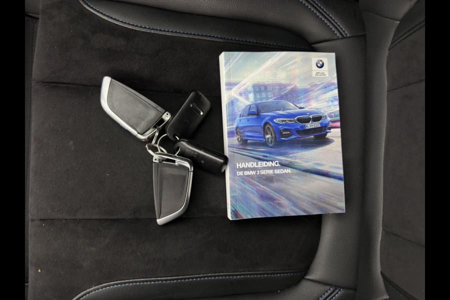 BMW 3-serie 320i M-Sportpack High Executive (INCL-BTW) *LEATHER-ALCANTARA | FULL-LED | DIGI-COCKPIT | HEATED-SPORTSEATS | BLIND-SPOT | HIFI-SOUND | KEYLESS | NAVI-FULLMAP | ECC | PDC | CRUISE | AMBIENT-LIGHT | SHIFT-PADDLES | 20''ALU*
