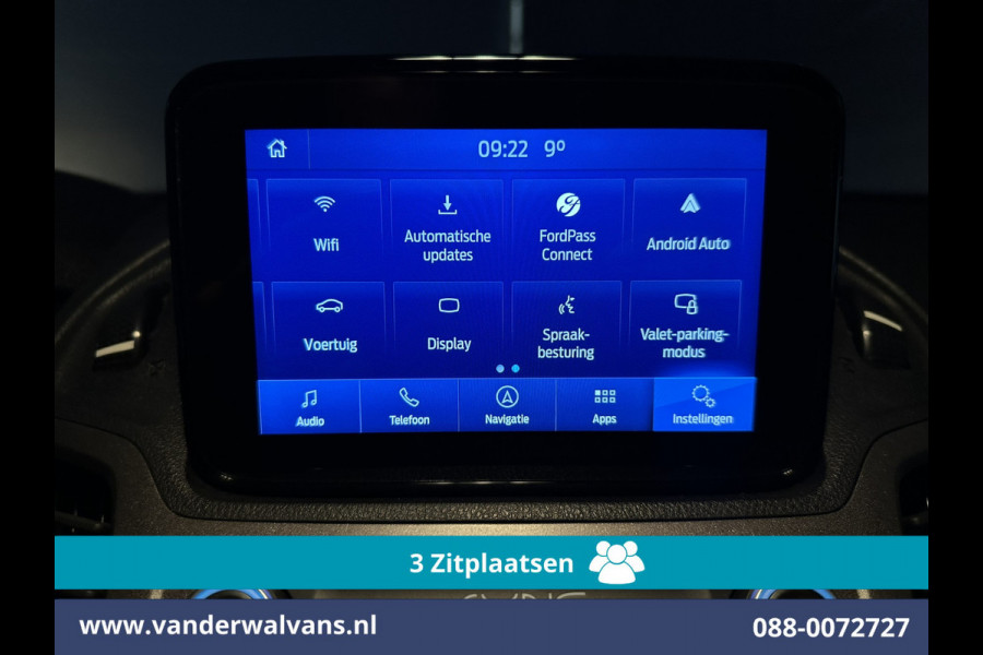 Ford Transit Connect 1.5 EcoBlue 120pk L2H1 Euro6 Airco | 3-Zits | Camera | Navigatie | Android Auto | Stoelverwarming Verwarmde voorruit, Parkeersensoren, Bijrijdersbank
