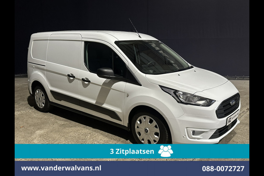 Ford Transit Connect 1.5 EcoBlue 120pk L2H1 Euro6 Airco | 3-Zits | Camera | Navigatie | Android Auto | Stoelverwarming Verwarmde voorruit, Parkeersensoren, Bijrijdersbank