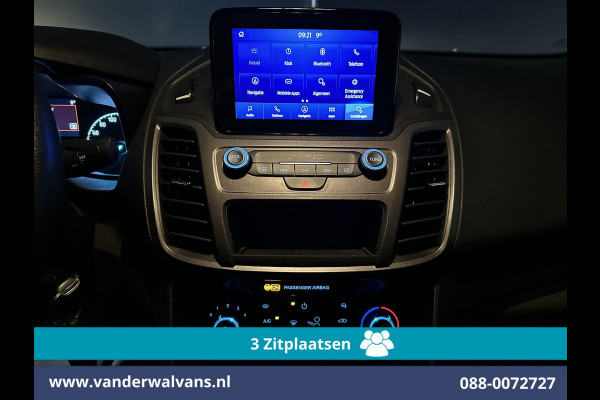 Ford Transit Connect 1.5 EcoBlue 120pk L2H1 Euro6 Airco | 3-Zits | Camera | Navigatie | Android Auto | Stoelverwarming Verwarmde voorruit, Parkeersensoren, Bijrijdersbank