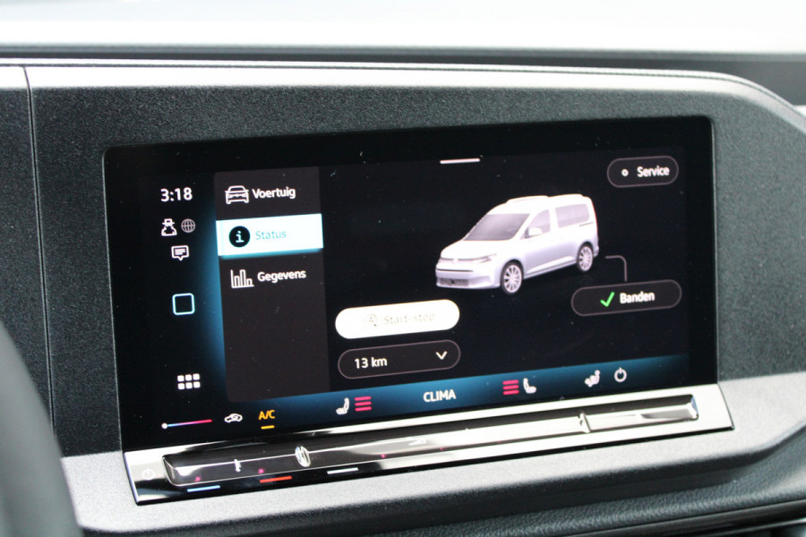Volkswagen Caddy Cargo 2.0 TDI 122pk DSG7 - Carplay - Adaptive Cruise - Trekhaak - Navigatie - Dig. cockpit - Ergocomfort stoel - Stoelverwarming - Rij