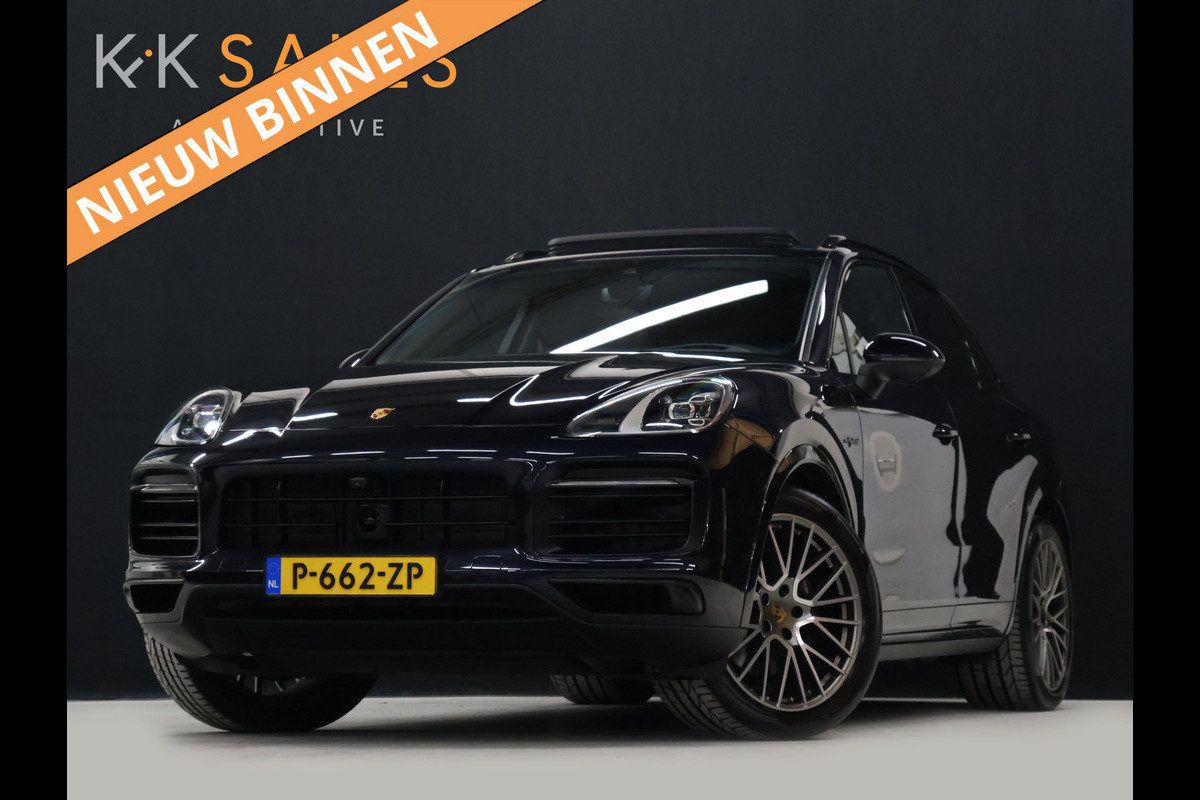 Porsche Cayenne 3.0 E-Hybrid Platinum Edition [SCHUIFKANTELDAK, SPORT CHRONO, SOFTCLOSE, TREKHAAK INKLAPBAAR, LUCHTVERING, APPLE CARPLAY, ANDROID, MEMORY SEATS, BOSE SOUND, 360 CAMERA, HEAD-UP, ADAPTIVE CRUISE, STOELVENTILATIE, STOELVERW