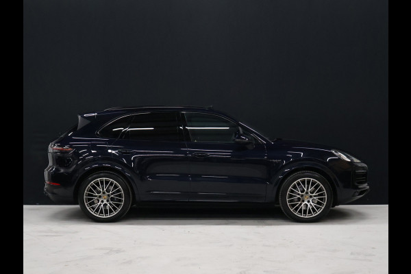 Porsche Cayenne 3.0 E-Hybrid Platinum Edition [SCHUIFKANTELDAK, SPORT CHRONO, SOFTCLOSE, TREKHAAK INKLAPBAAR, LUCHTVERING, APPLE CARPLAY, ANDROID, MEMORY SEATS, BOSE SOUND, 360 CAMERA, HEAD-UP, ADAPTIVE CRUISE, STOELVENTILATIE, STOELVERW