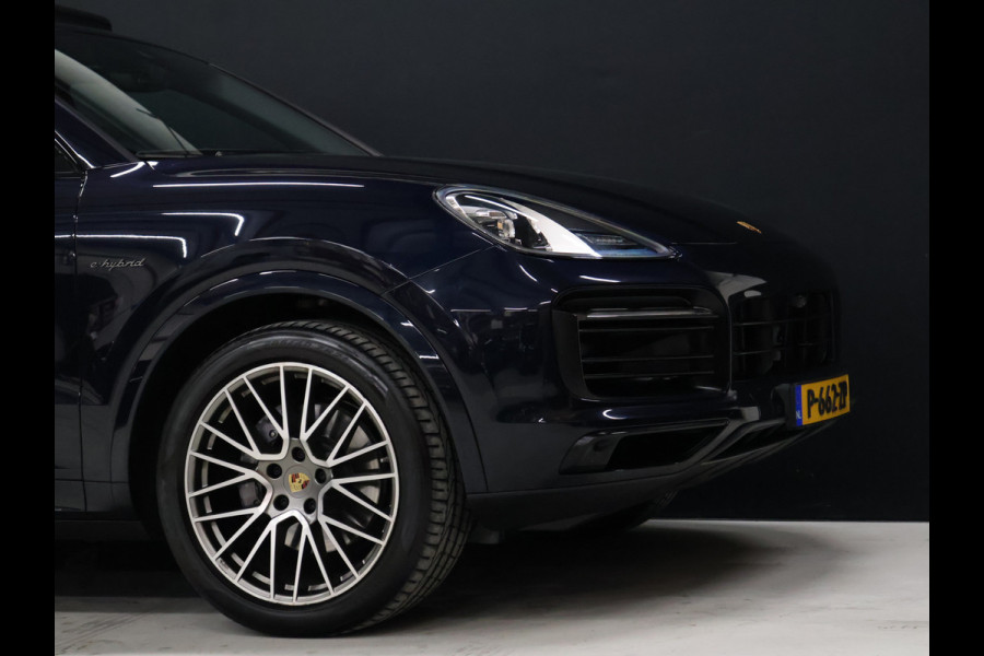 Porsche Cayenne 3.0 E-Hybrid Platinum Edition [SCHUIFKANTELDAK, SPORT CHRONO, SOFTCLOSE, TREKHAAK INKLAPBAAR, LUCHTVERING, APPLE CARPLAY, ANDROID, MEMORY SEATS, BOSE SOUND, 360 CAMERA, HEAD-UP, ADAPTIVE CRUISE, STOELVENTILATIE, STOELVERW