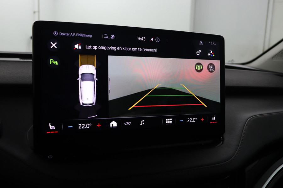 Škoda ENYAQ iV 80 Founders Edition Black|Leer|SOH 93%|Camera|Stoelverwarming