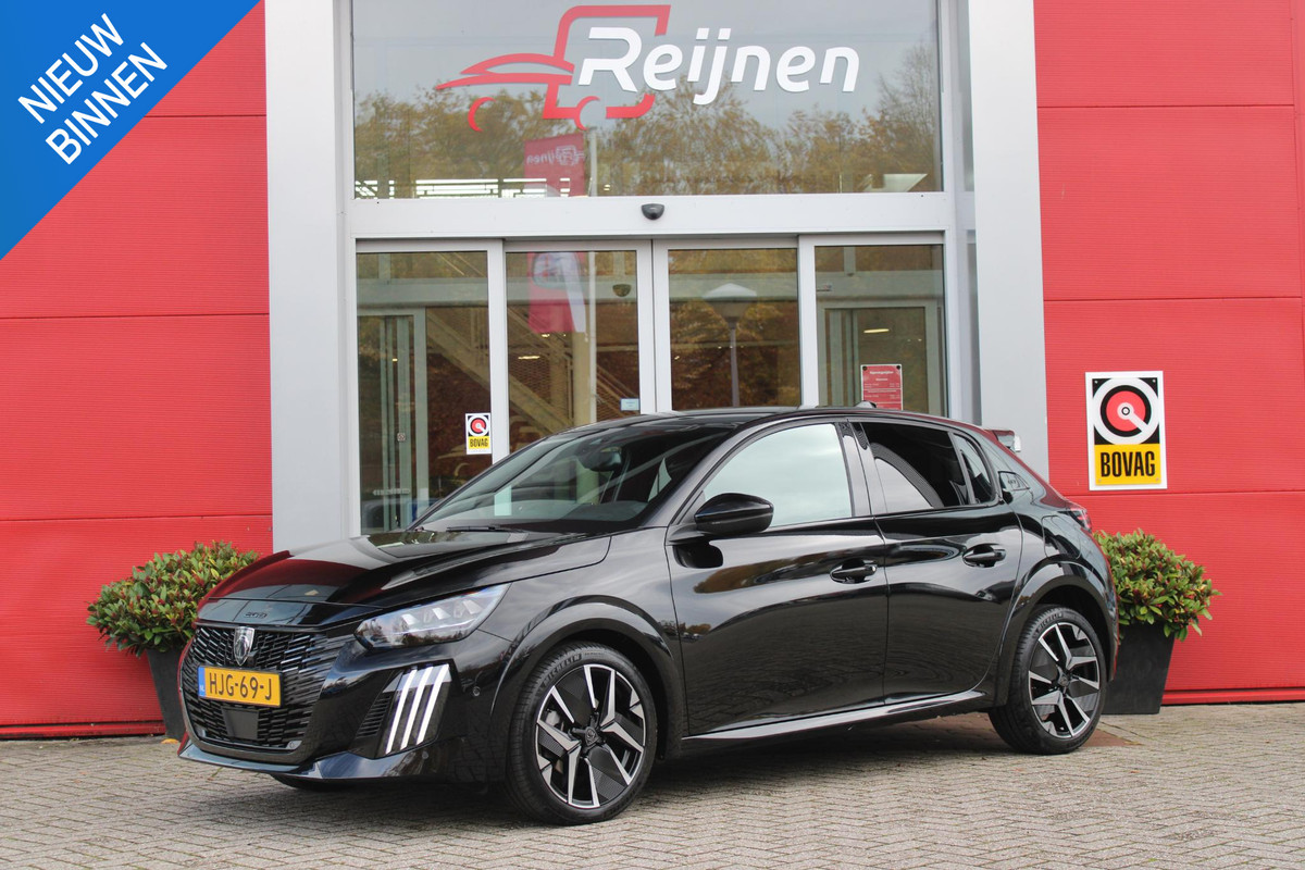 Peugeot 208 GT 1.2 Hybrid 145PK e-DCS6 | NAVIGATIE | DRAADLOZE APPLE CARPLAY/ANDROID AUTO | CAMERA VOOR + ACHTER | FULL LED KOPLAMPEN | LICHTMETALEN VELGEN 17" | DODEHOEK DETECTIE | DRAADLOZE TELEFOONLADER | KEYLESS ENTRY/START | DAB+ RADIO | ADAPTIVE CRUISE CONTROL |
